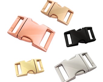 Dog Collar Buckles | 15mm, 20mm, 25mm | Gold, Rose, Silver, Black | Little Hardware Store