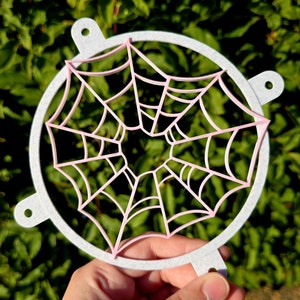 Customized 120mm Fan Cover - Heart Spiderweb