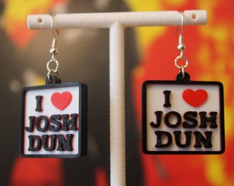 I <3 Josh Dun Earrings - TØP Inspired Gift