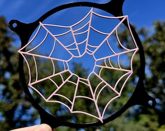 Customized 120mm Fan Cover - Heart Spiderweb