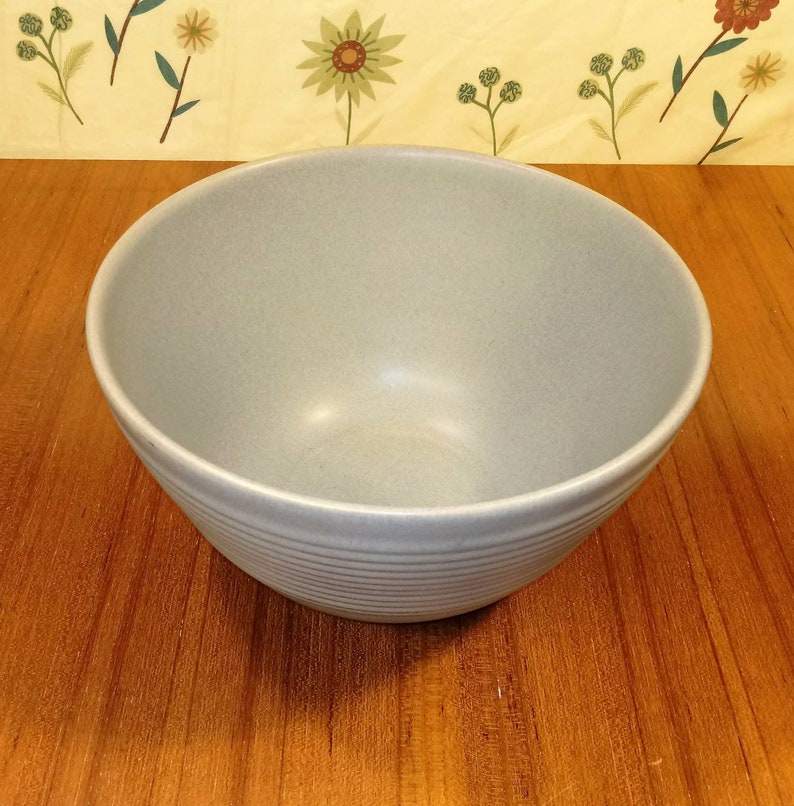 Stoneware Ceramic Matte Finish Large Vintage Sage Green Mixing Bowl Bowls Dining & Serving jan