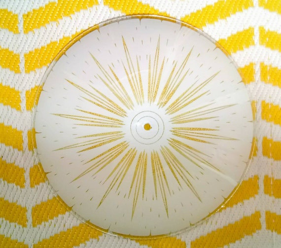 Mid Century Modern Ceiling Light Cover Atomic Star Etsy