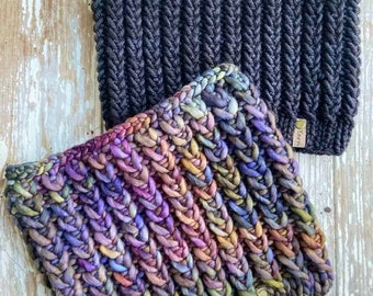 Braided Hearts Cowl Pattern