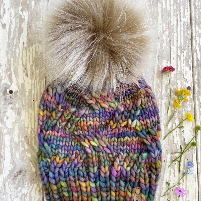 Rainbow Express Knit Beanie main image 0