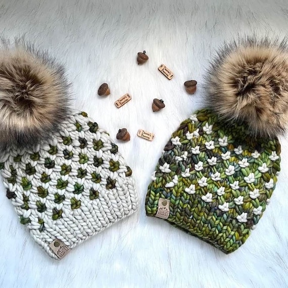 Hand knit autumn arbor beanie Arbor Beanie Pattern - Etsy main image 2