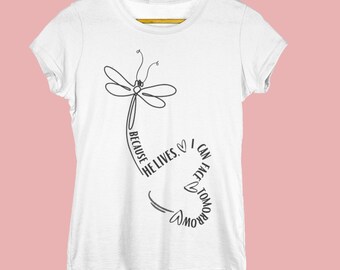 Dragonfly Because He lives, cut file