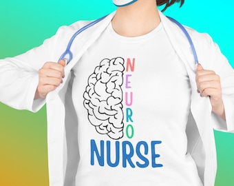 Arquivo de corte cerebral de enfermeira neuro, download digital, cricut, equipe do hospital