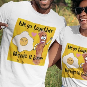 we go together like bacon and eggs, sublimation, dtf transfer, png, digital download