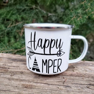 Camping Mug, Happy Camper Mug, Campfire Coffee Mug, Hiking Gift, Nature Lover Gift, Outdoor Coffee Mug, Camping Coffee Mug, Camping Gift