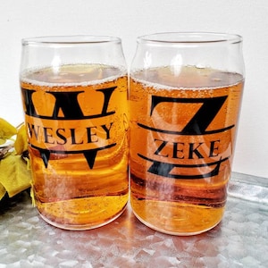 Groomsmen Beer Can Glass, Gift for Groomsmen, Personalized Groomsmen Glass, Beer Can Glass Gift, Groomsman Gift, Wedding Party Cups