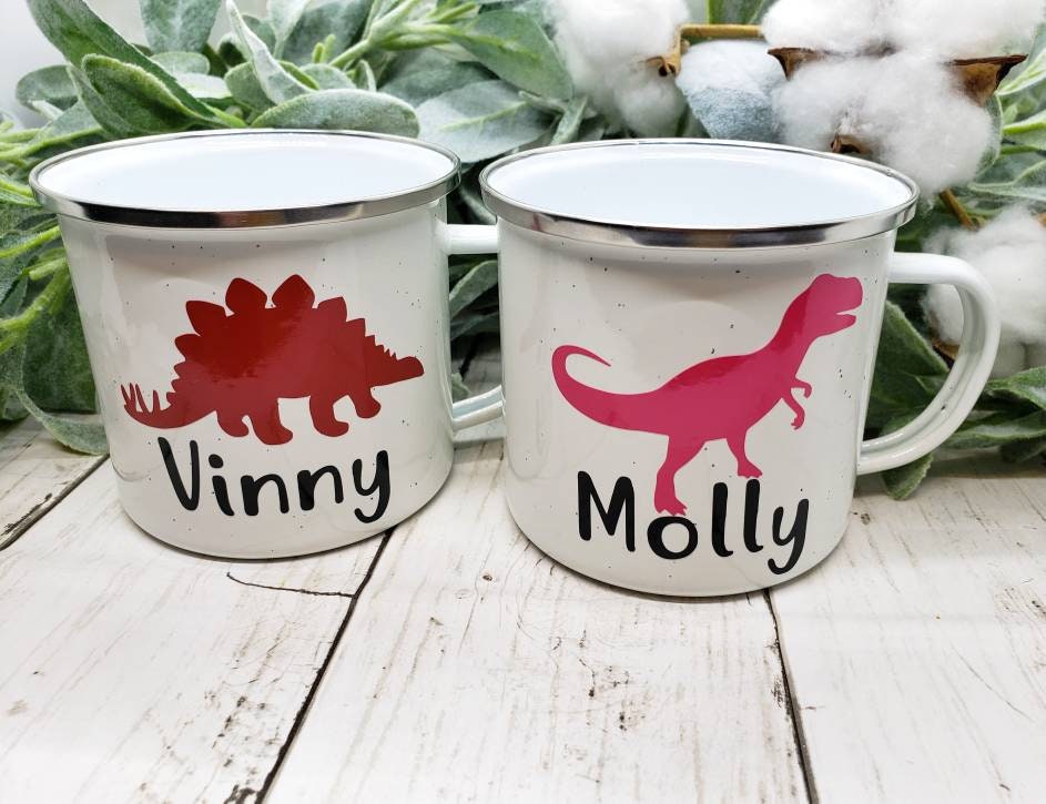 Dinosaur Mug Personalized Dinosaur Mug Dinosaur Coffee Mug Etsy