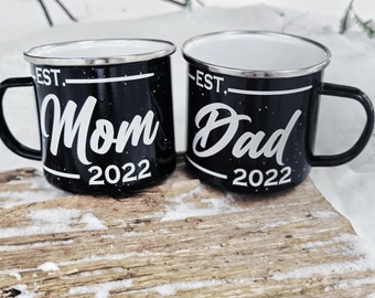 Personalized Mom/Dad Coffee Mugs: New Parent Gift