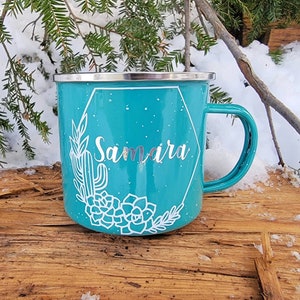 Personalized Cactus Plant Coffee Mug