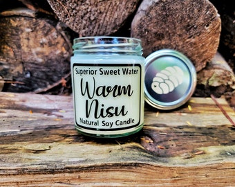 Nisu Scented Soy Candle: Cinnamon, Cardamom & Vanilla