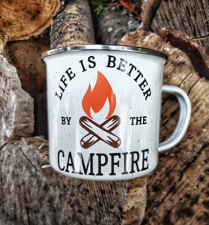Campfire Coffee Mug Camping Coffee Mug Camp Coffee Cup Mug Etsy