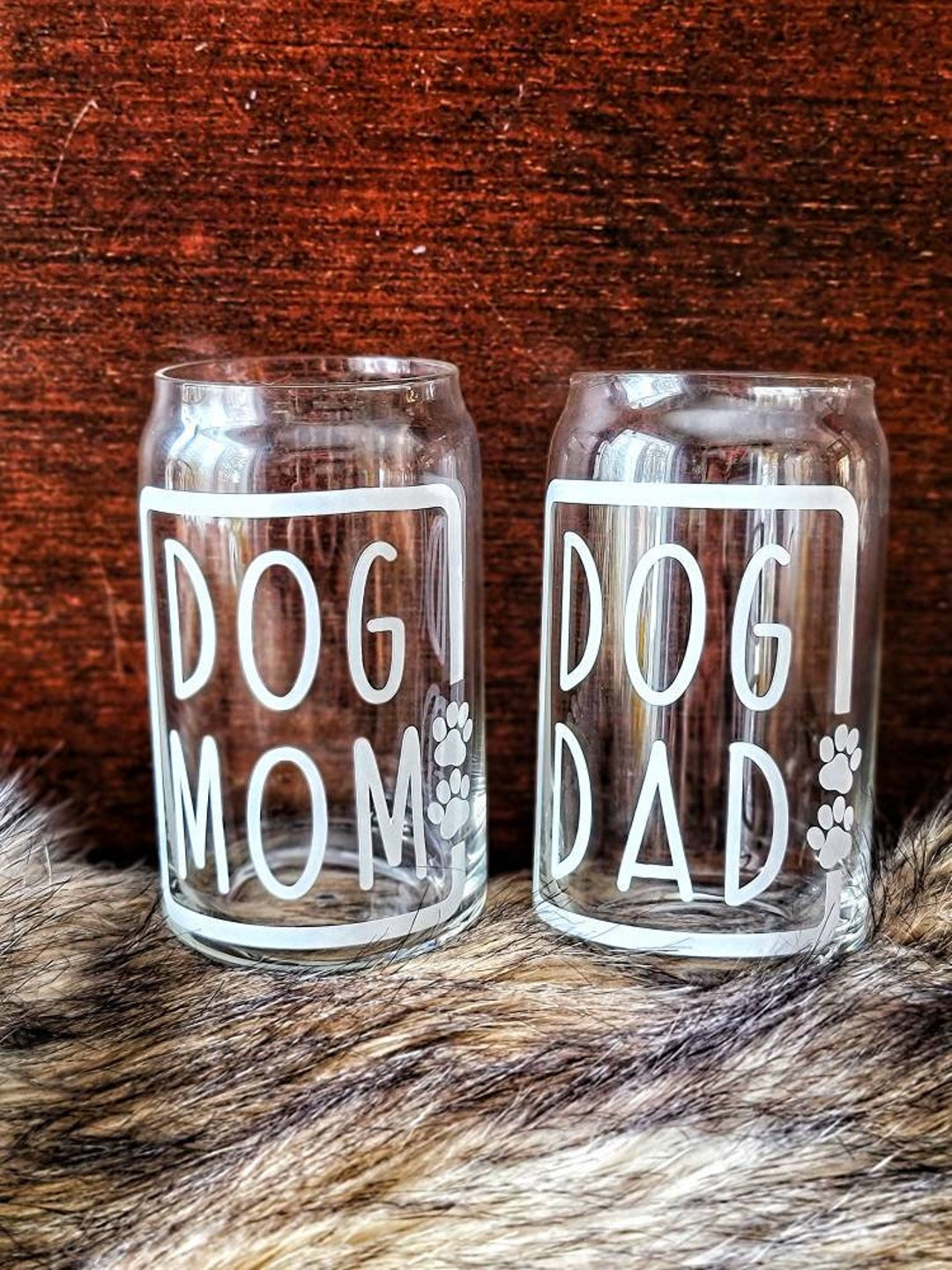 Dog Mom Cup Dog Dad Cup Dog Parents Dog Mom Gift Dog Dad Etsy
