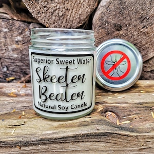 Citronella Soy Candle: Skeeter Beater, Eucalyptus Scented