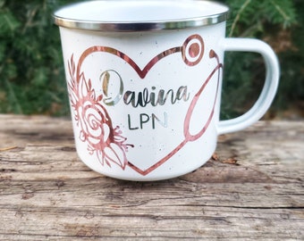 Personalized Nurse Campfire Coffee Mug