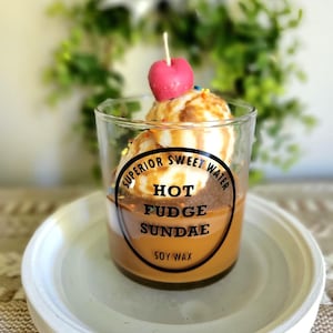 Ice Cream Sundae Dessert Candle by Superior Sweet Water