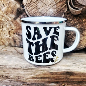 Bee Coffee Mug: Save the Bees Cup