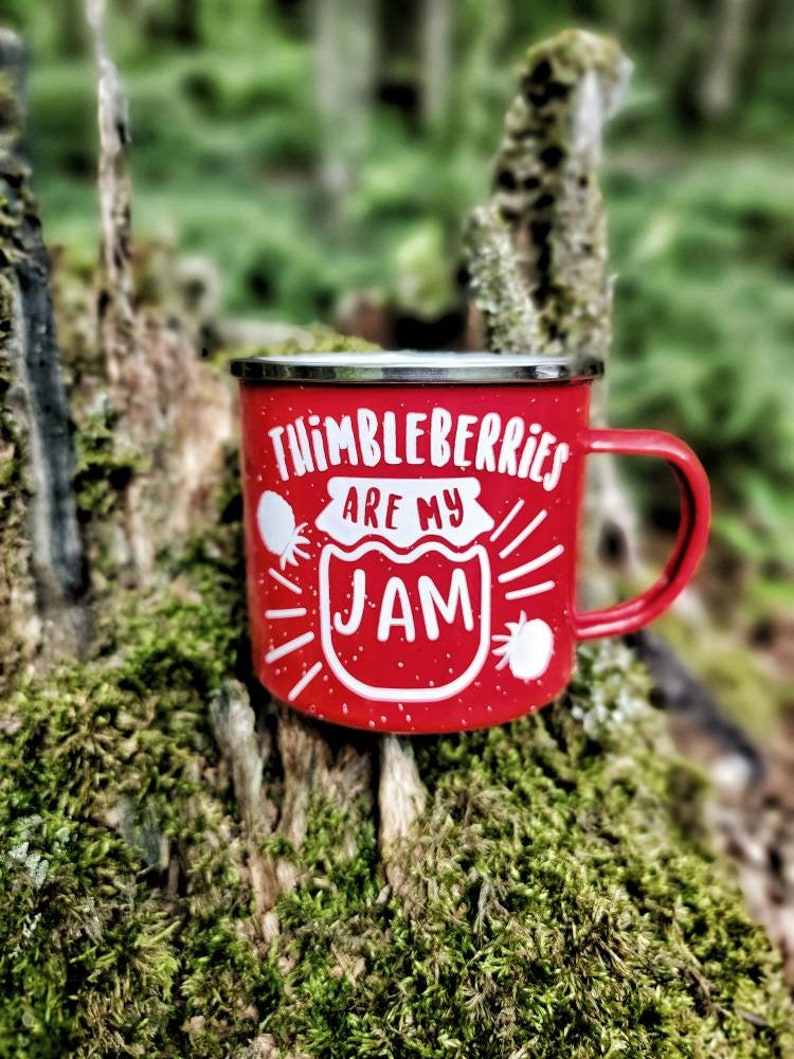 Thimbleberry Coffee Mug Thimbleberry Campfire Mug Etsy