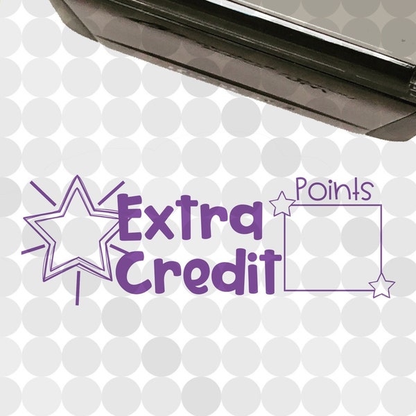 Extra Credit Self-inking Teacher Stamp
