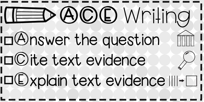 Ace Writing Math Large ACE / ACER / ACES Writing Checklist Self-inking Teacher Stamp - Etsy