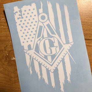 Mason Flag decal