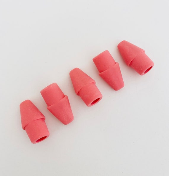 Arrowhead Pink Pearl End Cap Erasers 5-pk 