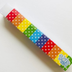 Hinodewashi Matomaru-kun Rainbow Japanese Eraser