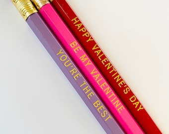 Happy Valentines Pencils