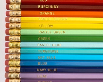 Multi-Color Pencils (Not Engraved) 5 Pack