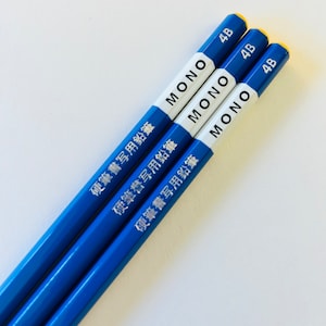 Tombow Mono 4B Japanese Pencil Set of 3