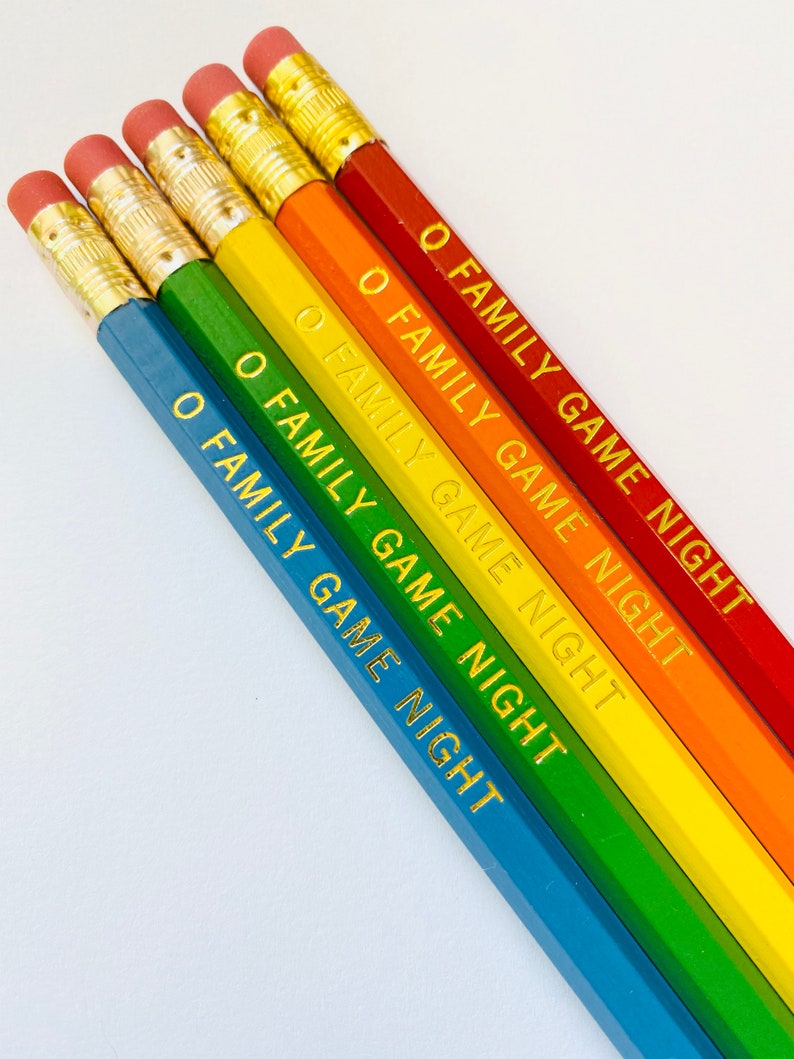 Personalized Name Pencils 5 Pack Single Message image 6