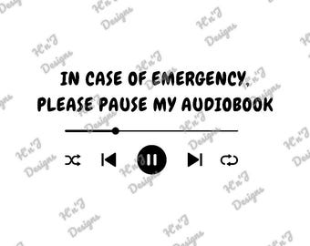 Sticker livre audio png