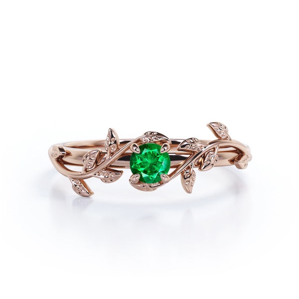 Nature Inspired Engagement Rings Etsy