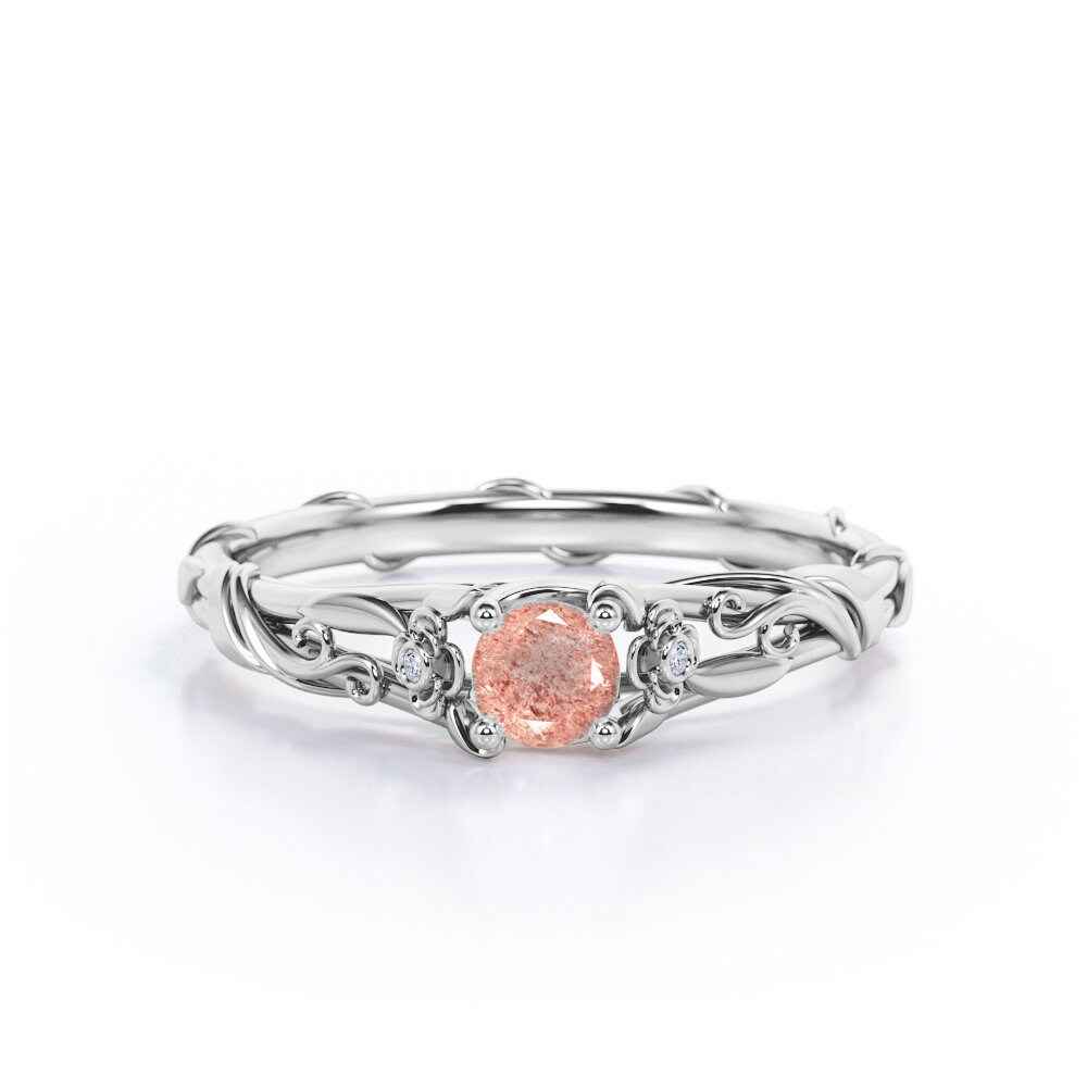 rose quartz promise ring rose quartz promise ring