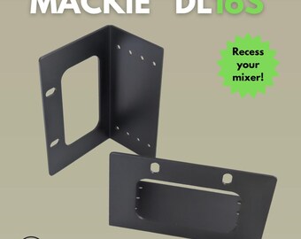Recessible 19" Rack Ears (Pair) for MACKIE DL16S & DL16SE