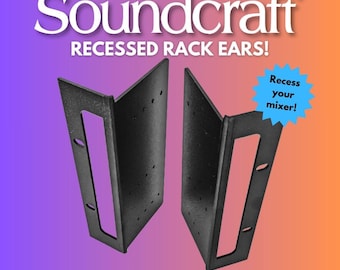 Recessible Soundcraft Ui16 & Ui24 Recessible Rack Ears