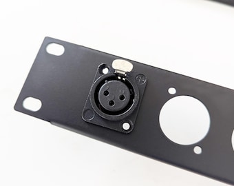 Chassis Panel 1U 12 D-Series Connector Holes Rack Panel (2 Panels)