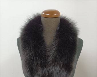Women's Winter Faux Fox Fur Collar Scarf - Fluffy Shawl Neck Warmer & Wrap