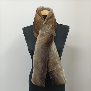 Fur scarves,Fur rabbit scarf , fur scarf men&#39;s women&#39;s unisex, winter warm accessories.