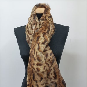 Fur scarves,Fur rabbit scarf leopar color, fur scarf men&#39;s women&#39;s unisex, winter warm accessories.