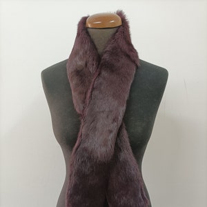 Fur scarves,Fur rabbit scarf , fur scarf men&#39;s women&#39;s unisex, winter warm accessories.