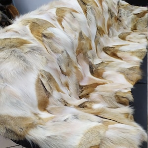 Echt Coyote Felldecke, Wohnwärmer