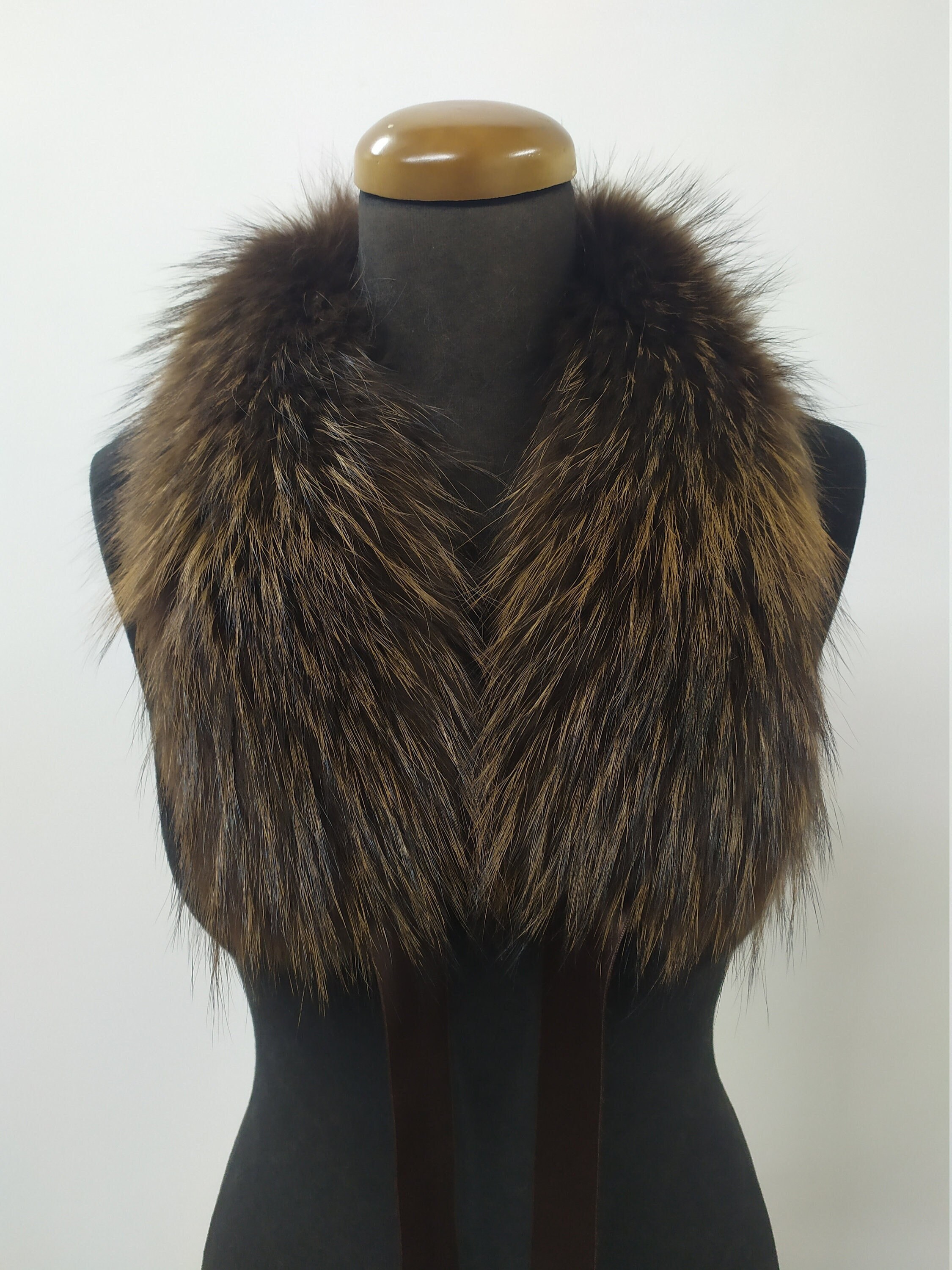 coat winter accessories Finn raccoon high quality fur collar