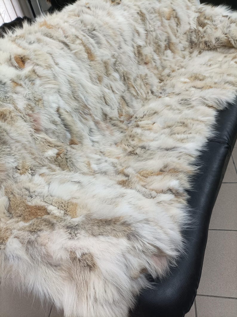 EfdiFursGR Coyote Fur Blanket - Thumbnail 5