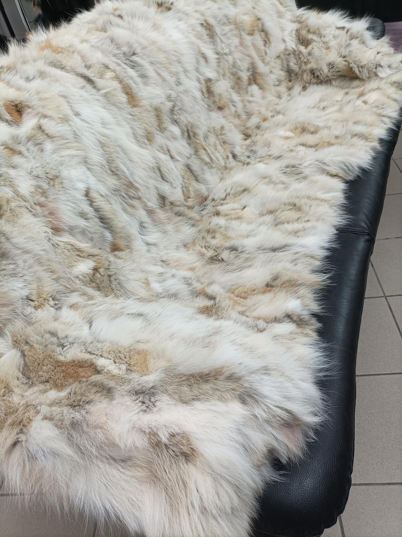 EfdiFursGR Coyote Fur Blanket - Thumbnail 4
