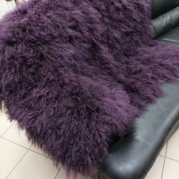 Lamb Fur Throw Blanket Etsy