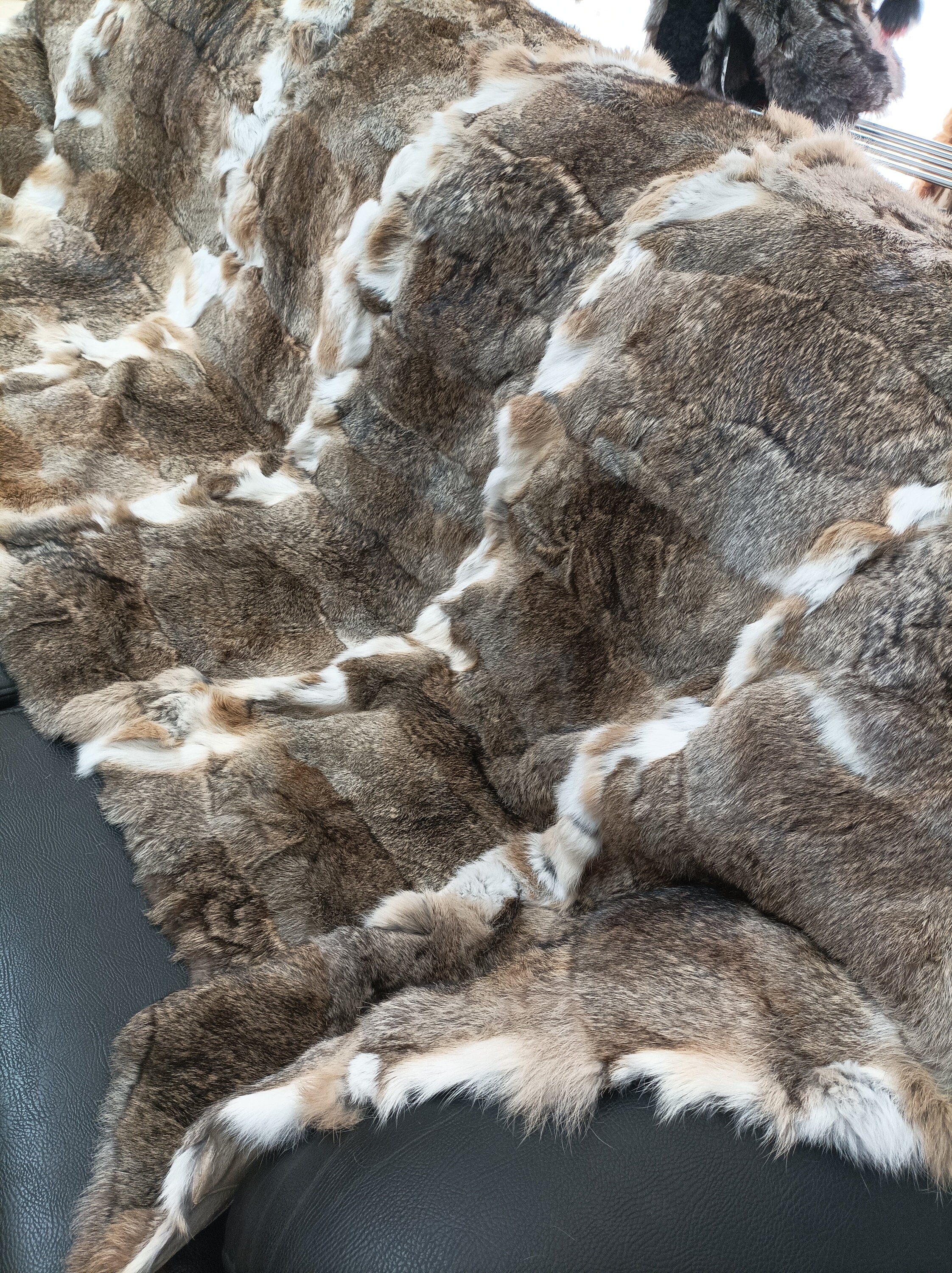 Manchon chauffant de chasse Habsburg, avec velours de lapin, couleur boue, Moufles